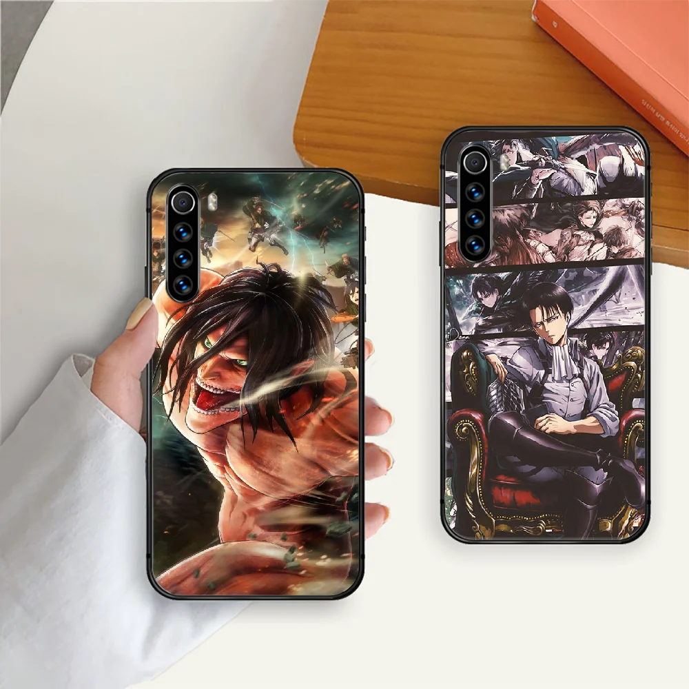 

Anime Japan Attack On Titan Phone Case Cover For Xiaomi 7 7A 8 8T 9 9S 9A 10 K30 Redmi Note Pro Ultra Black Cover Prime