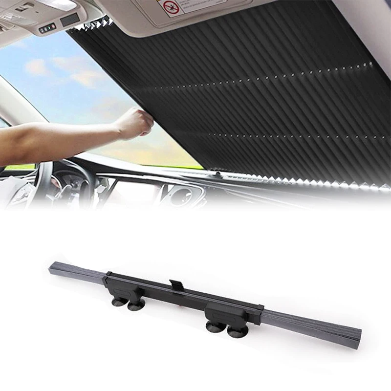 

Car Windshield Sun Shade Umbrella, Blocks UV Rays Reflecting Front Window Umbrella Block Heat for Truck SUV Keeps Vehicle Cool