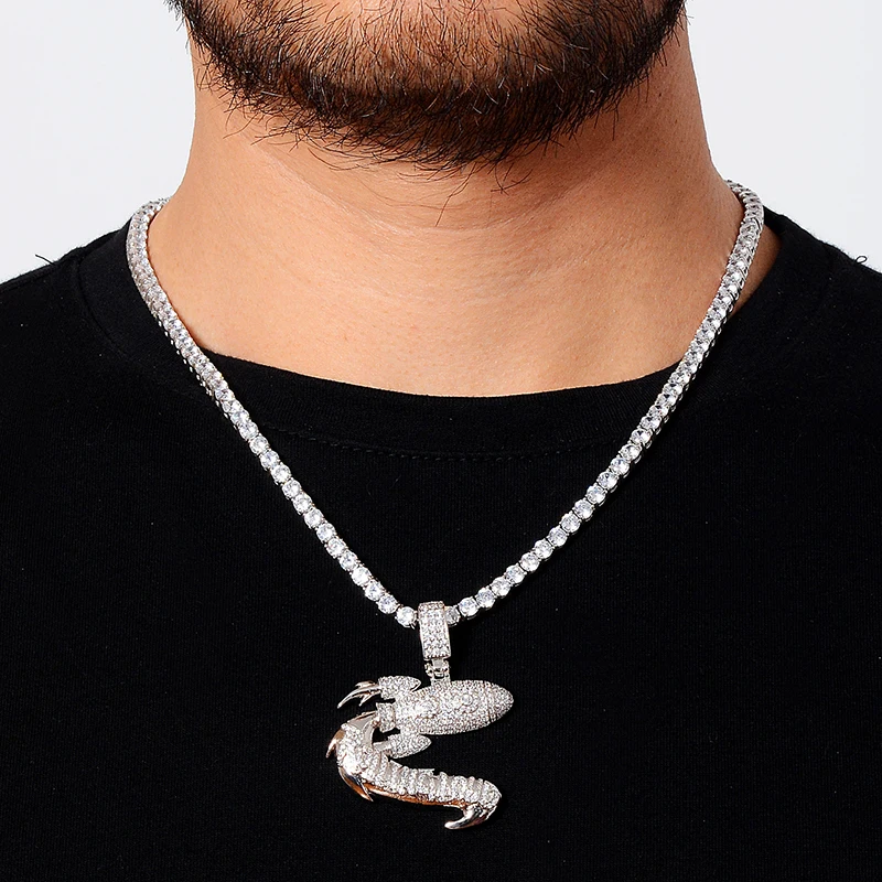 

HIP Hop Gold Color Bling Full AAA+ Cubic Zirconia Iced Out Rolling Loud Rocket Pendants & Necklaces for Men Jewelry