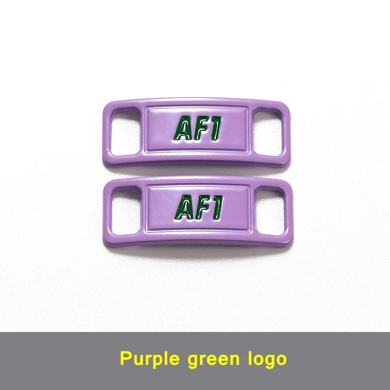2021NEW Metal Shoelaces Buckle Shoes Accessories AF1 Shoe Decoration Suitable For All Shoes Sneakers  Flat Shoelace Buckle1 Pair