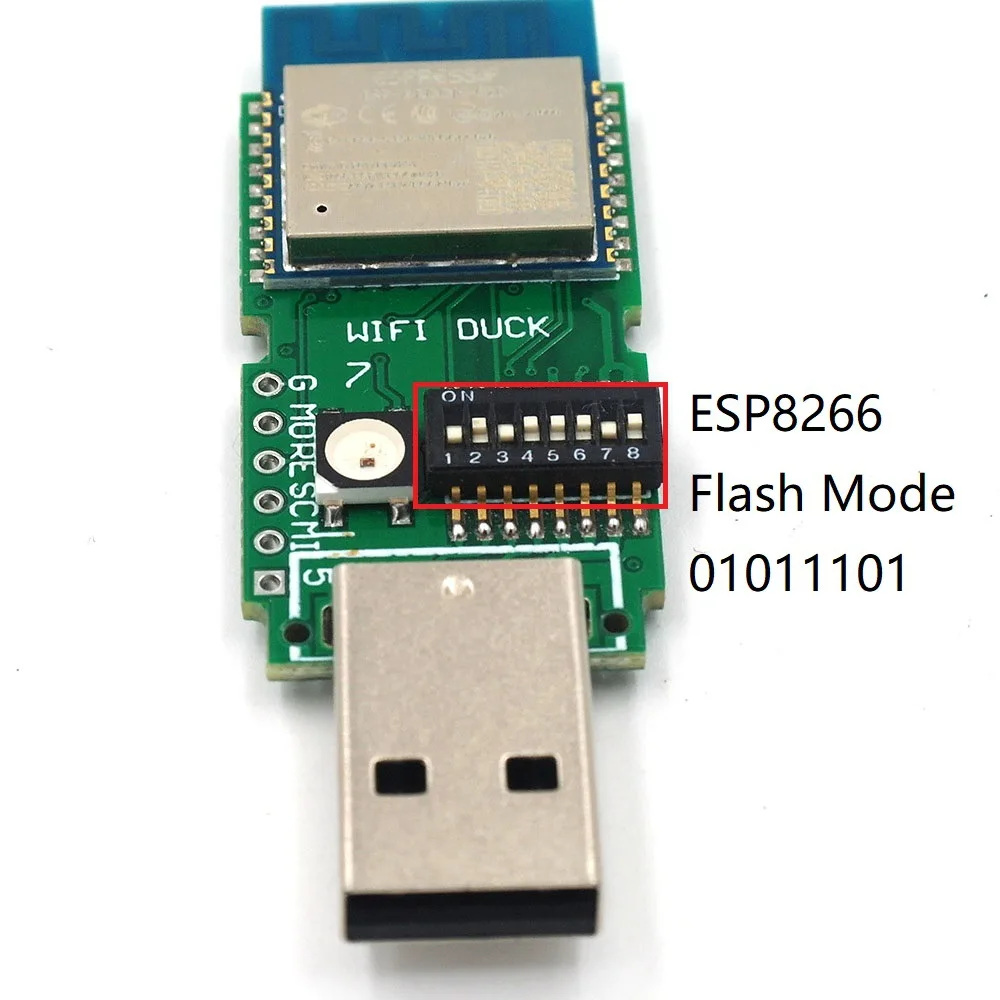 

New DSTIKE WIFI Duck USB Rubber Ducky ESP8266 ESP-WROOM-02 Wifi Ducky Update Version Development Board