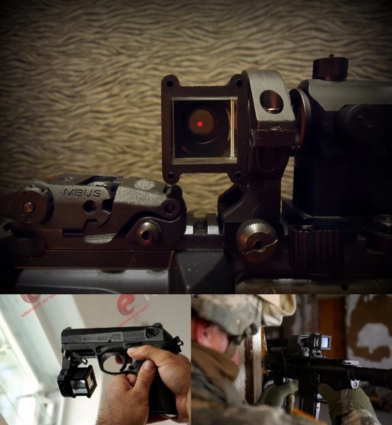 Element Airsoft Прицел Accutact Utact угловой рефлекторный красный точечный прицел Охотничья