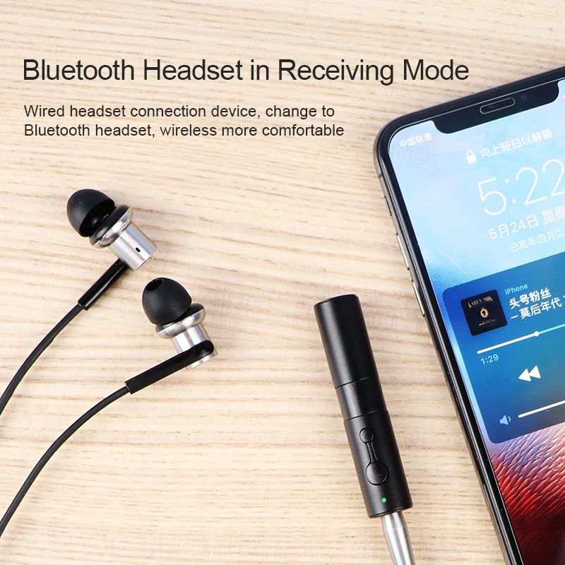 Hagibis Bluetooth 5,0 передатчик приемник 2-в-1 3,5 мм Джек аудио Aptx Беспроводной адаптером AUX для ТВ наушники ПК автомобиля nintendo