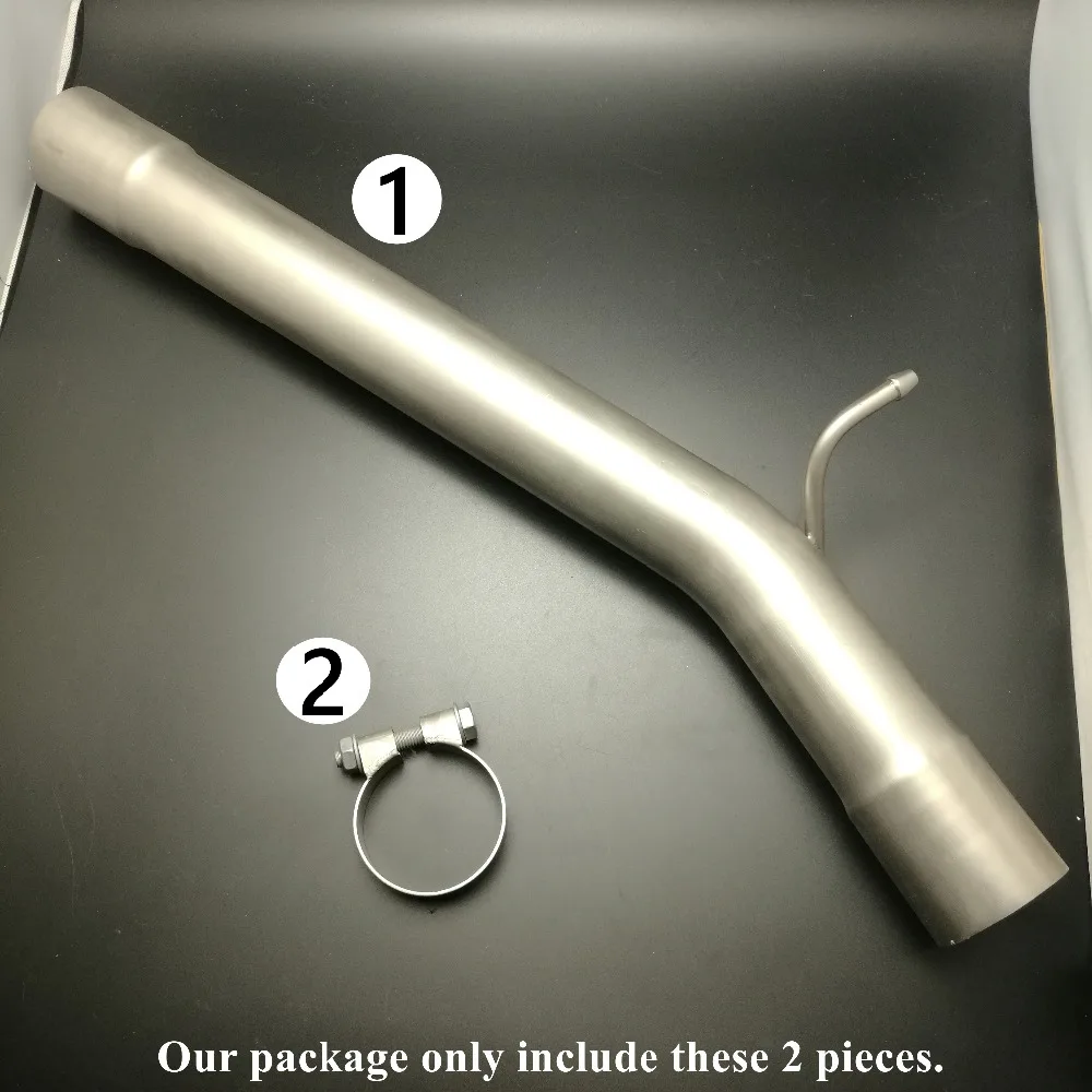 Резонатор центра средний глушитель удаление выхлопной трубы для Volkswagen VW Golf R 7 MK7