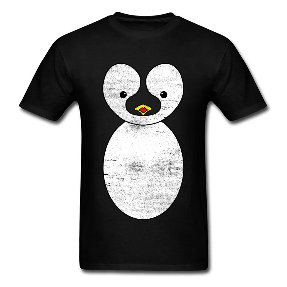 

2018 Cute Penguin Funny T-shirt For Sale Vintage Cartoon Pattern Design Father's Day Lovely Customized Man Tees Shirt