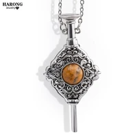movies cosplay necklaces gellert grindelwald blood pact pendant necklaces long chain vintage trendy jewelry for women men gift