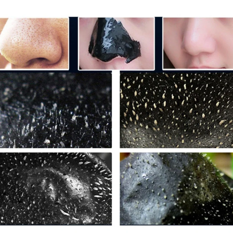 

Natural Bamboo Charcoal Mask Blackhead Remove Shrink Pores Purifying Peel Off Black Face Mask