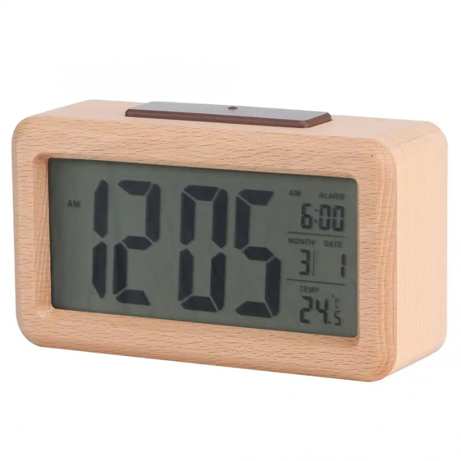 ABS модные цифровые часы-будильник электронные часы с температурным дисплеем для