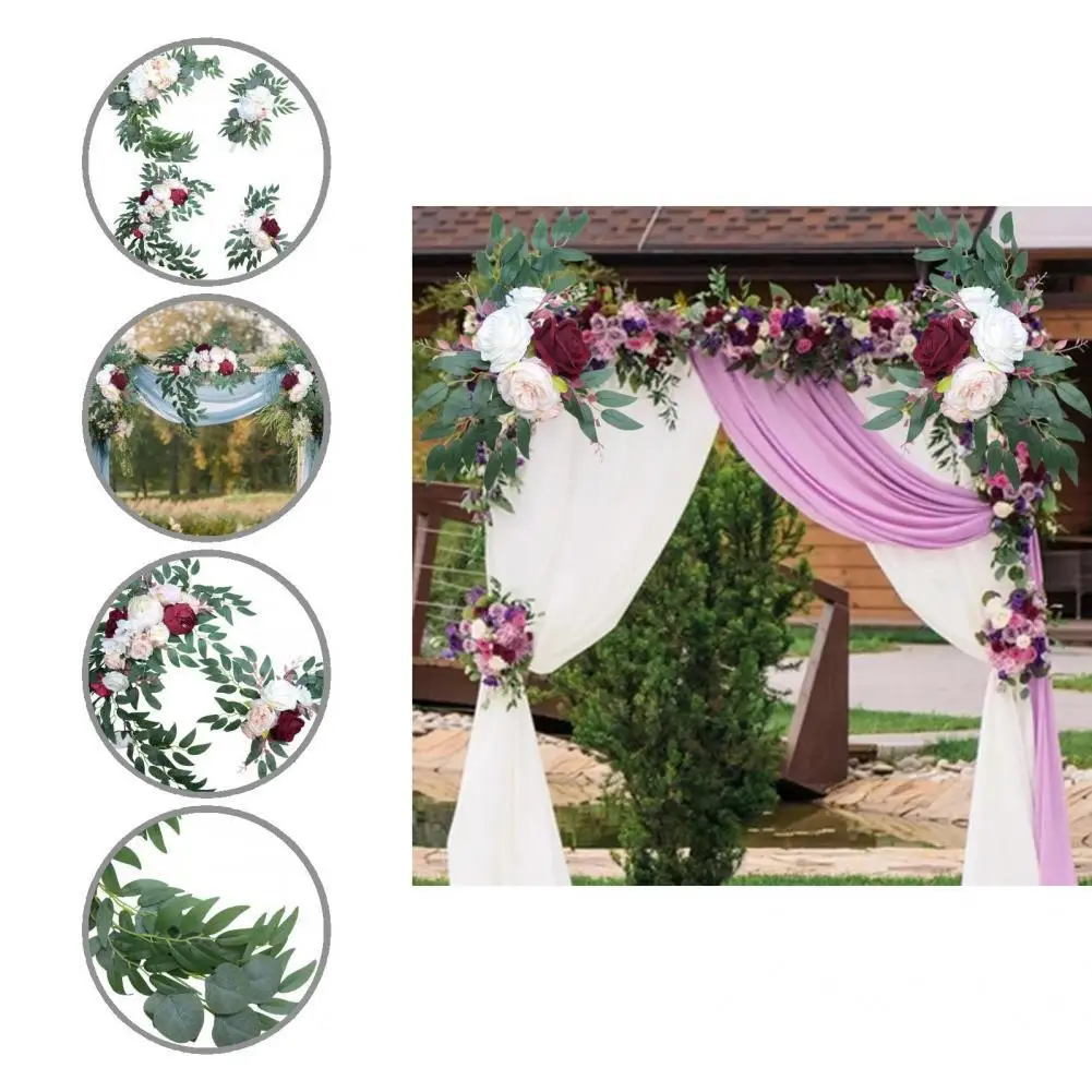 

Flower Swag Multi-purpose Exquisite Ornamental Artificial Peony Flower Swag Artificial Flower for Front Door