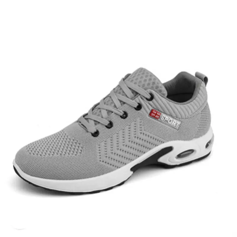 

2021 summer fashion breathable shoes men's sports running shoes men's leisure flying mesh shoes