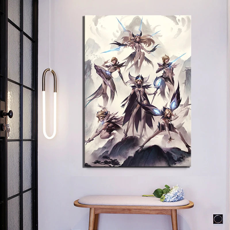 Poster Modern Home Decor League of Legends Print Game Video Canvas Painting 1 Pcs Wall Artwork Modular Picture For Living Room | Дом и сад