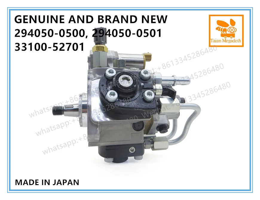 Оригинальный и новый дизельный топливный насос COMMON RAIL HP4 294050-0500 294050-0501 33100-52701 |