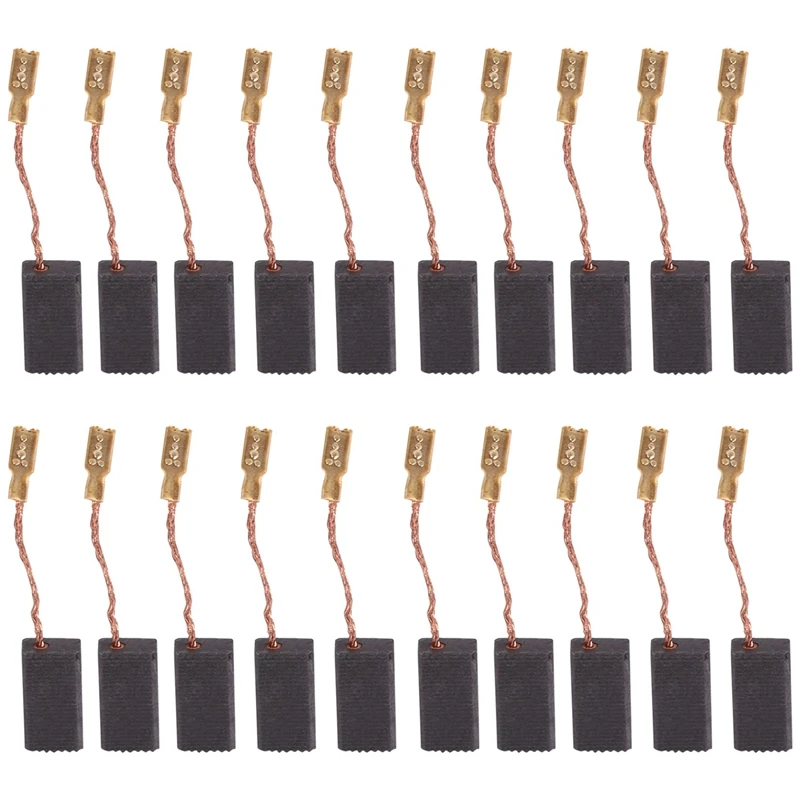 

Carbon Brush 20Pcs Replaceable Great Conductive Carbon Brush for Electric Motor Drill 100 5816mm