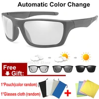 polarized photochromic sunglasses men driving chameleon sun glasses male day night vision driver uv400 goggles lentes sol hombre
