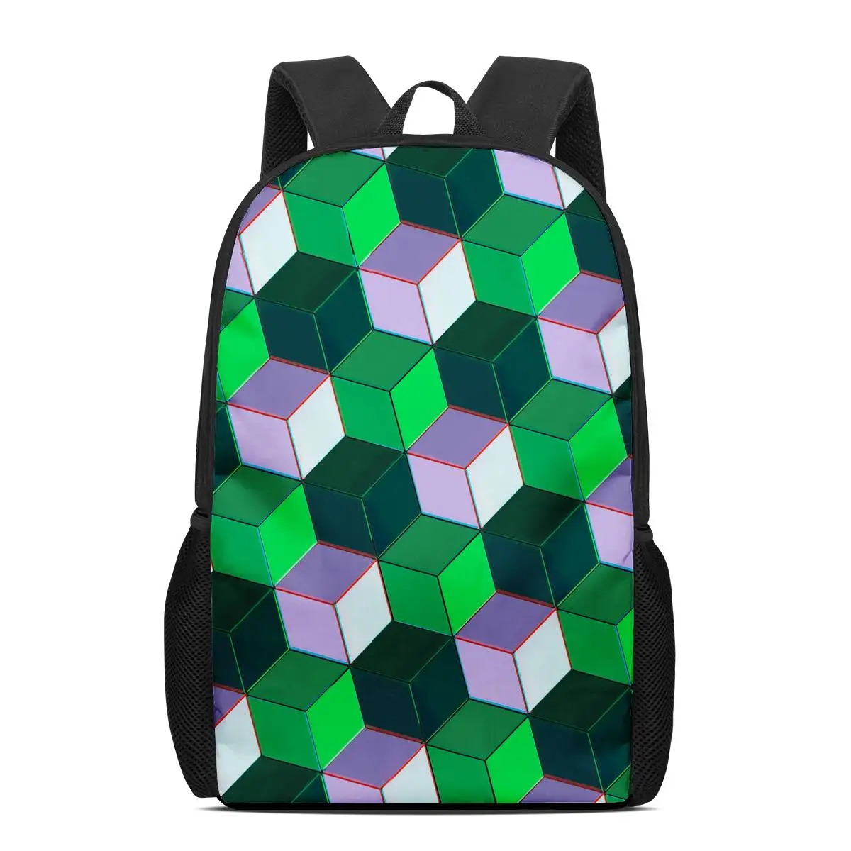 

Детский рюкзак с геометрическим принтом, школьный ранец, ранцы для учебников для девочек, дорожные сумки на плечо