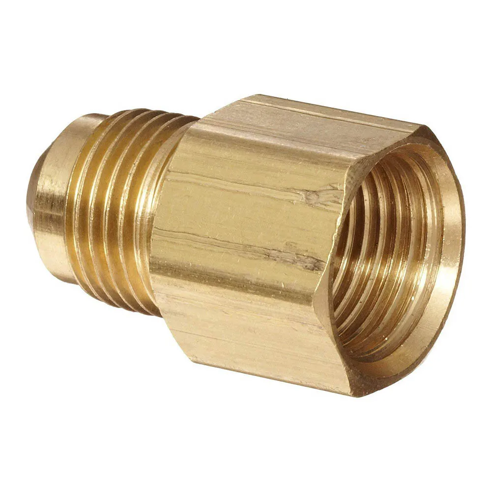 

1/2\" NPT Female Brass Adapter 1pc 3/8'' Flare Male Adapter Flare Male NPT Female