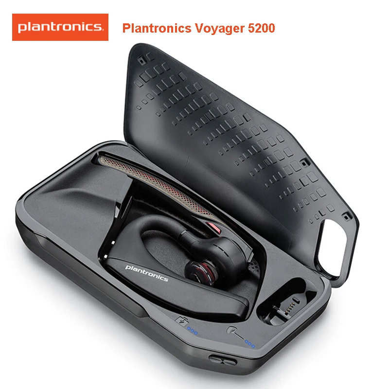 Беспроводная Bluetooth-гарнитура Plantronics Voyager 5200 с шумоподавлением деловые наушники