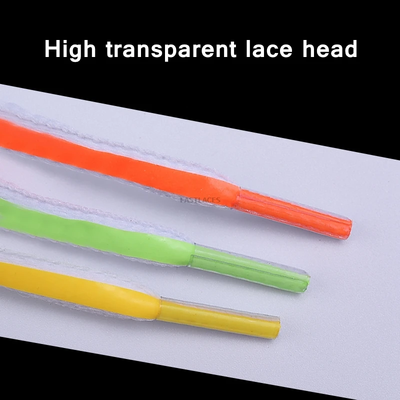 

1 Pair Super Luminous Shoelaces AF1 Sneakers Shoe laces Vibrant Fluorescent Shoelace Semicircle Laces Shoes Accessories