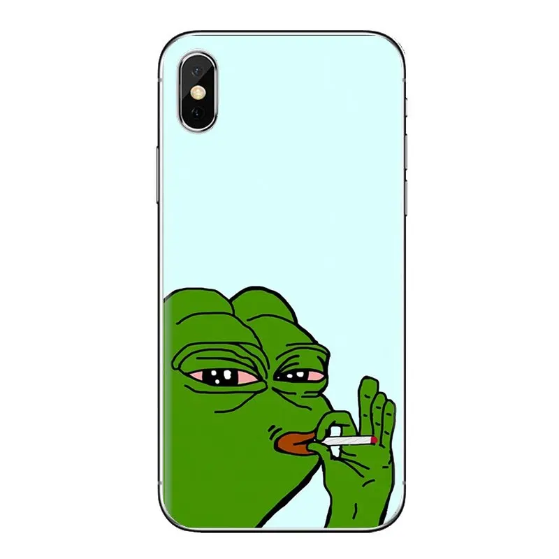 For Xiaomi Redmi 4A S2 Note 3 3S 4 4X 5 Plus 6 7 6A Pro Pocophone F1 Cute Frog Meme Animal funny Soft Transparent Shell Covers |