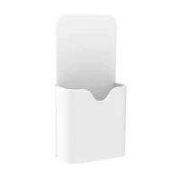 new small white storage box multifunctional water soluble chalk storage box magnetic pen holder refrigerator school locker
