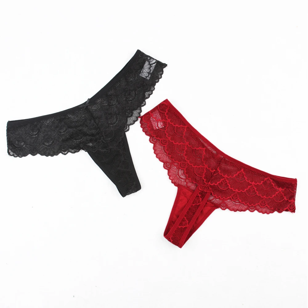 4 шт./лот стринги женские сексуальное кружевное нижнее белье средняя талия