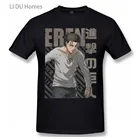 Футболки shкруги Эрена йера из атаки на Титанов для мужчин и женщин, летние рубашки с графическим принтом, подарок