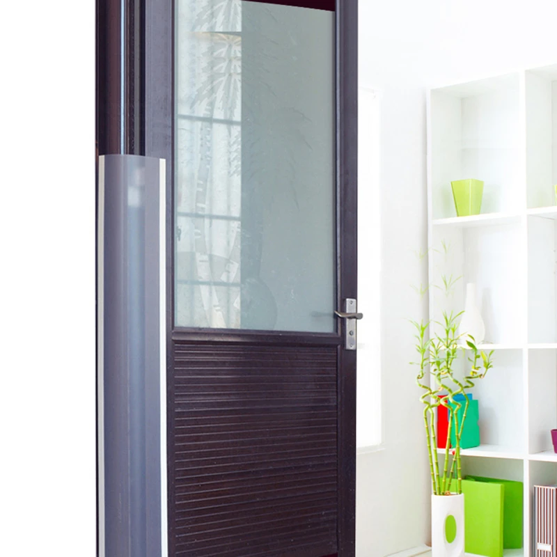 Защитная полоса для двери безопасности детей Противоударная матовая заслонка из