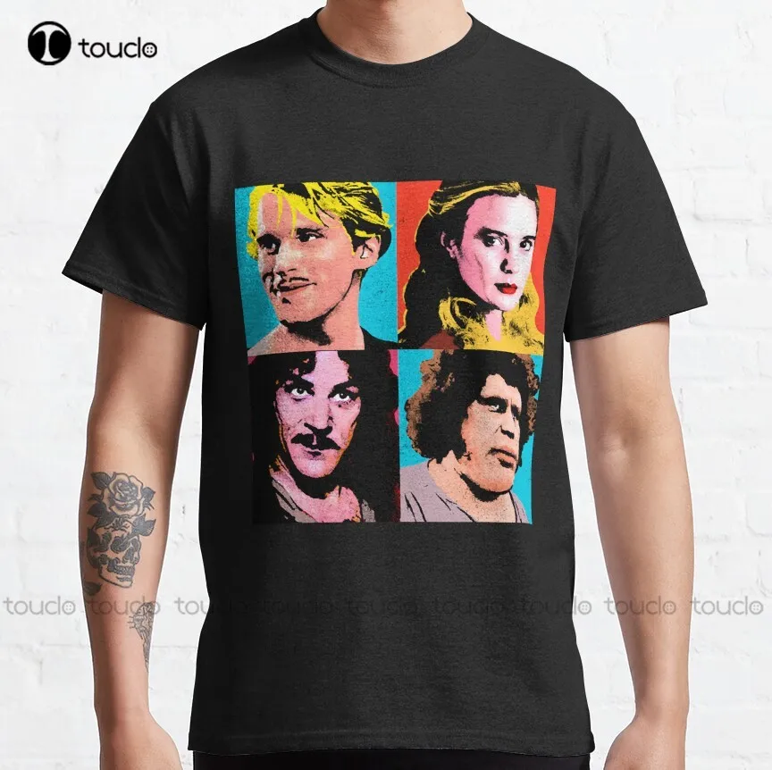 

Классическая футболка The Princess Warhol, футболки для спортзала для женщин, индивидуальная футболка для подростков, унисекс, цифровая печать, Клас...
