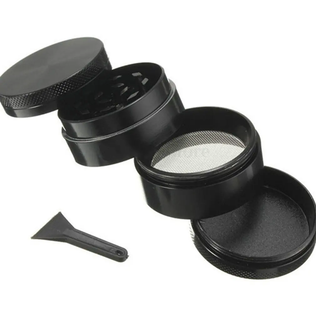 

Горячая Распродажа 4 слоя 40 мм цинковый сплав травяная трава табак измельчитель специй сорняков курительная трубка аксессуары золотой дымо...