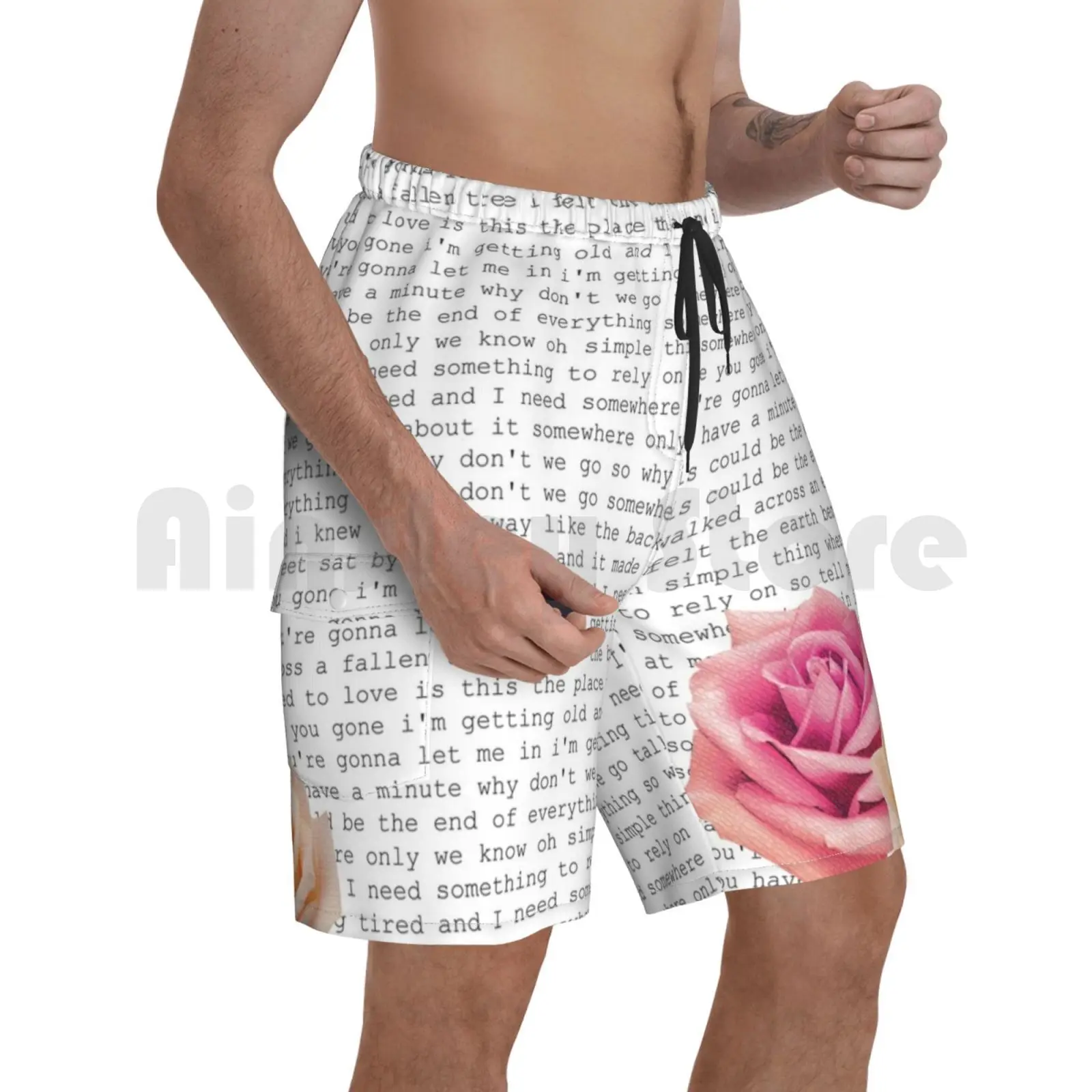 

Somewhere Only We Know Lyric Ft. The Roses Beach Shorts Men Beach Pants Swimwear Somewhere Only We Know Somewhere