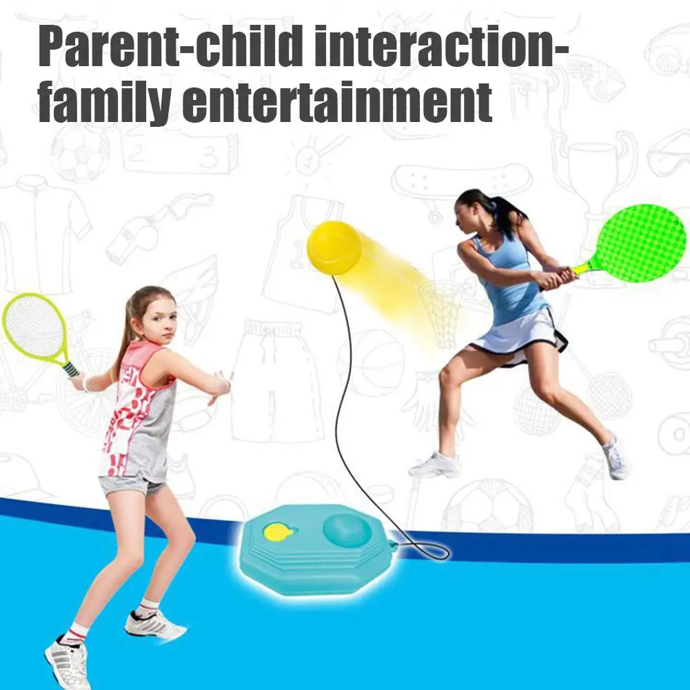 

Tennis Training Aids Ball Baseboard Player Practice Tool Supply With Elastic Rope Base Tennis Supplies
