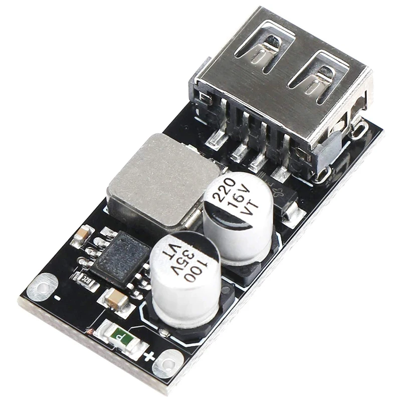 

USB Buck Converter, DROK 4Pcs DC-DC Step Down Module 6-32V 12V 24V to 5V QC 3.0 Charging Module Power Supply