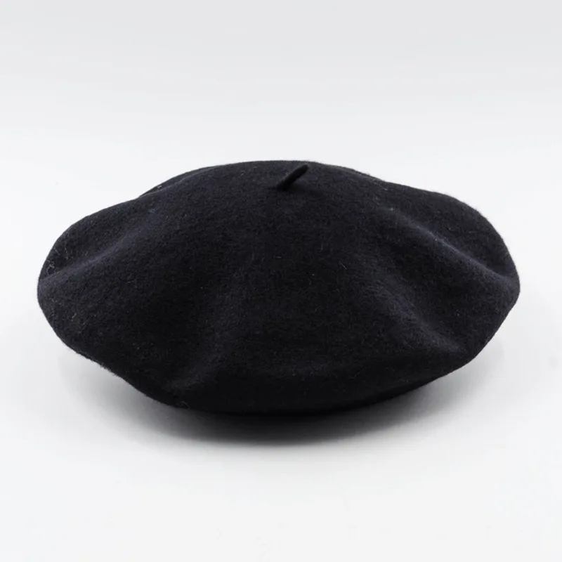

2021 new fashion wool beret, painter's hat, woolen beret, sketching hat, Mori female literary hat