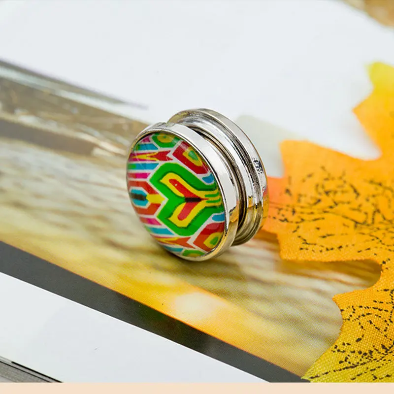 6 шт. цветные магнитные булавки в полоску круглые хиджабы шарфы стразы магнитная