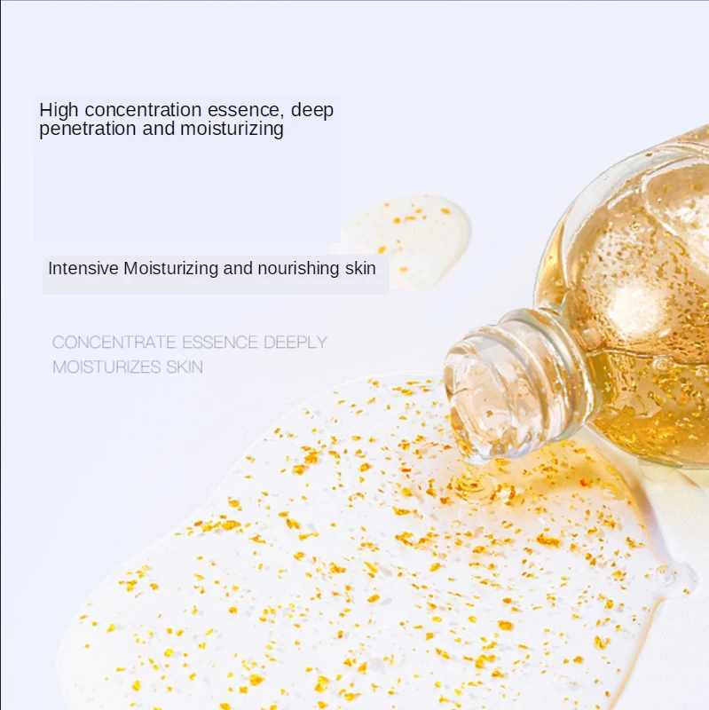 

Hyaluronic Acid Face Serum 24K Gold Replenishment Moisturize Shrink Pore Brighten Skin Care Lift Firming Essence