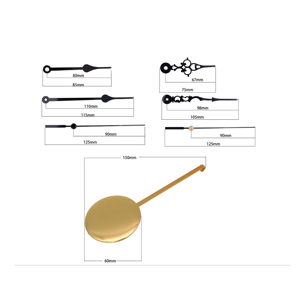 

Wall Quartz Pendulum Clock Movement Mechanism Music Box DIY Repair Kit for Repairing Replacing Home Decorations