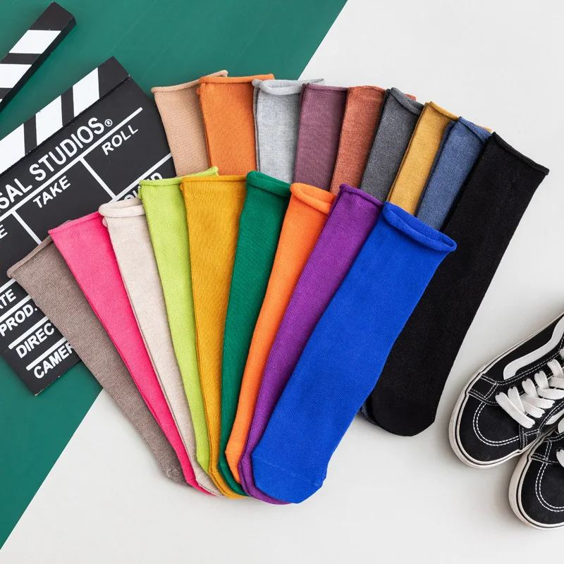 Женские носки высокое качество Женская мода 2020 Японский Корейский стиль Kawaii с