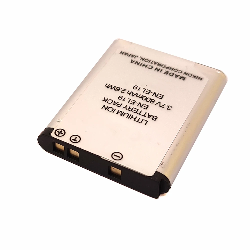 

EN-EL19 ENEL19 EN EL19 Battery for Nikon S100 S2500 S2600 S3100 S6400 S4100 S4150 S3300 S4300 S4400,S5200,S6400,S6500 Camera