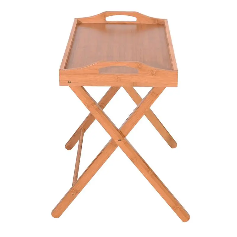 Деревянный складной обеденный стол индивидуальный для закусок Цветной поднос