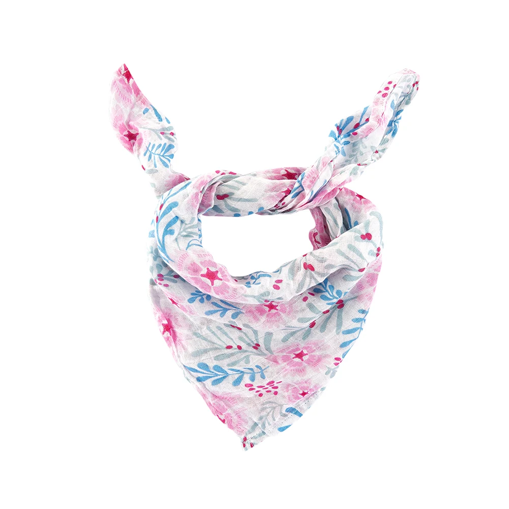 Kangobaby #My Soft Life# Bamboo Cotton 60x60cm Multi-use Muslin Cloth Baby Scarf Bib Towel Newborn Burp Cloth