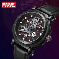 disney official marvel capitain america cartoon men skeleton automatic casual wristwatches 3d stereo japan seiko mechanical