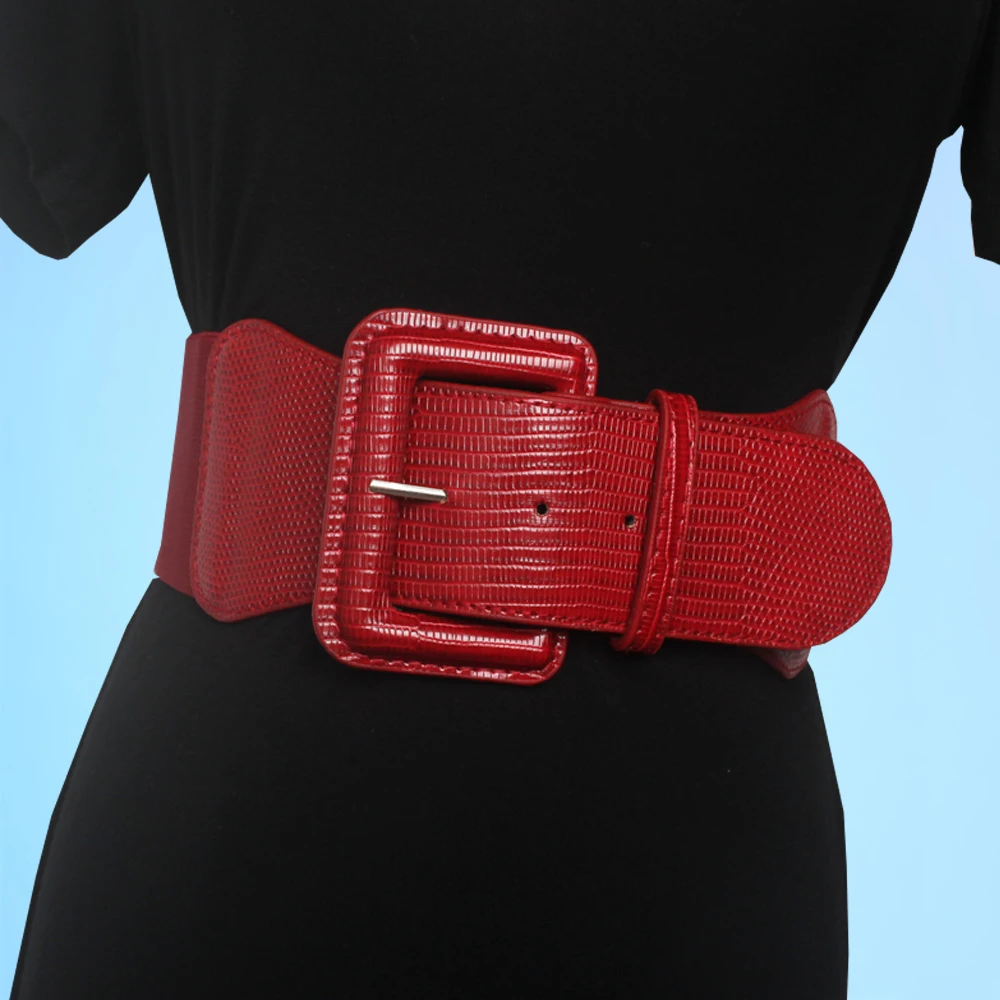

Classic style temperamental waist seal ladies coat belt with stylish winter black khaki green elastic belt