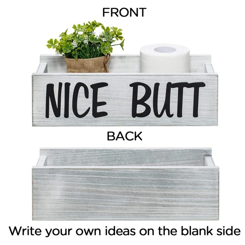 Красивая декоративная коробка для ванной деревянная деревянный держатель