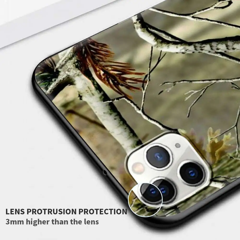 mobile phones case for apple iphone 13 11 pro max 7 8 plus 12 mini soft cover x xr xs 6 6s celular coque realtree real tree camo free global shipping