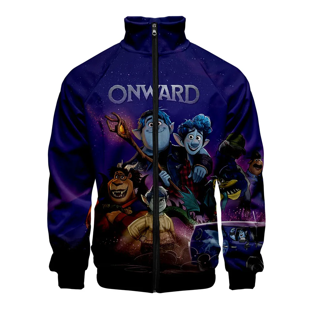 

Find The Magic: Pixar Onward Jacket Custom 3d Zipper Men's Jacket Cartoon Anime Bomber Jackets Coat Male Casual Streetwear Tops