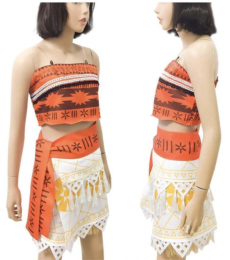 Дисней Принцесса Moana костюм для детей Моана платье принцессы косплея вечерние