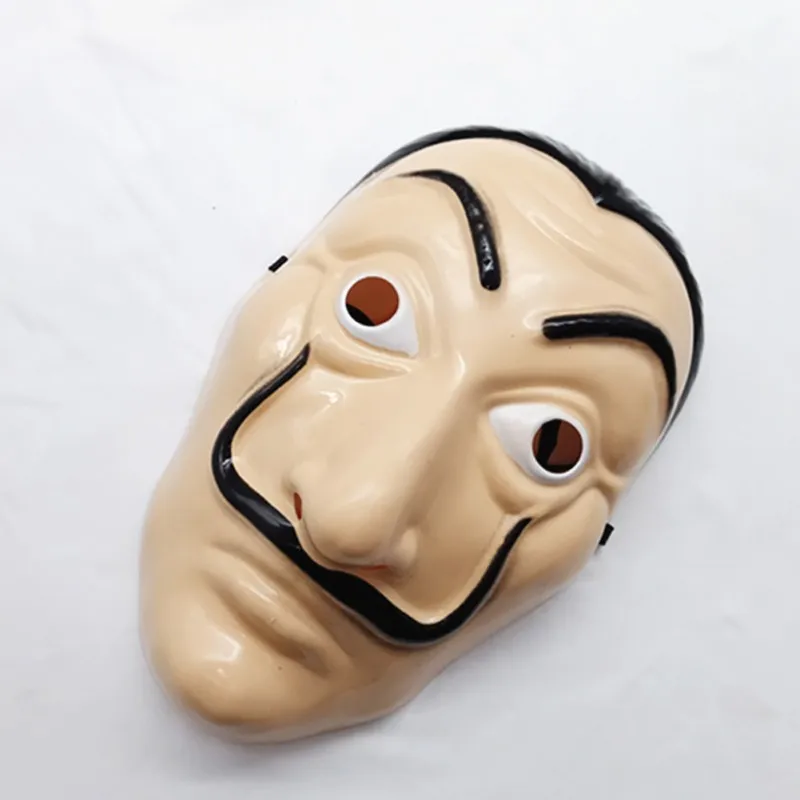 B Dali пластиковая маска для Хеллоуина бумажный дом украшение косплея маскарадные