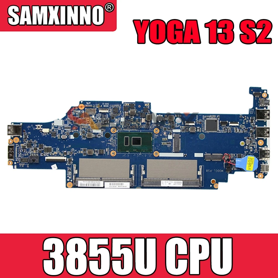 

NEW Laptop motherboard For Lenovo Thinkpad YOGA 13 S2 Yoga13 Mainboard 01AY549 01AY550 DA0PS8MB8G0 W/ 3855U CPU