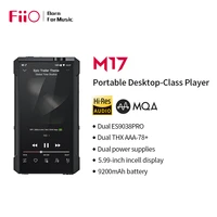 fiio m17 desktop class with dual es9038proandroid 10 5 99inchthxaaa 78 music player
