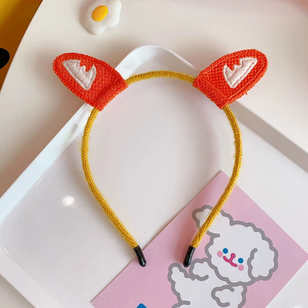 Головной убор с кроличьими ушками модная повязка для волос милая эластичная